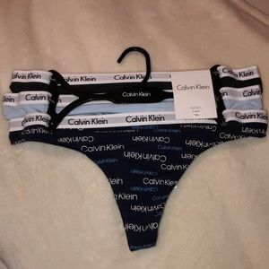 Calvin Klein Thongs (3 pack)
